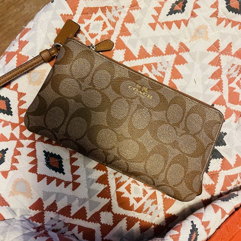 Authentic coach wallet